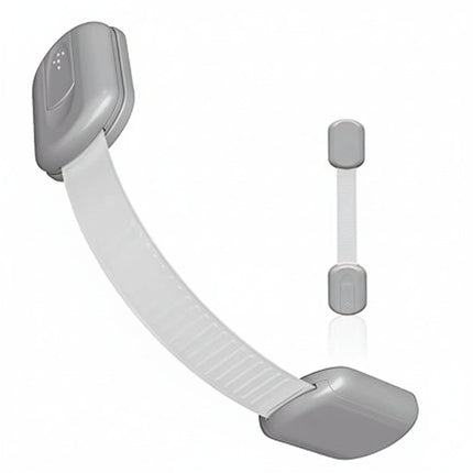 Child Safety Cabinet Locks with Flexible Strap Design | Adhesive Baby Proofing for Quick Installation
