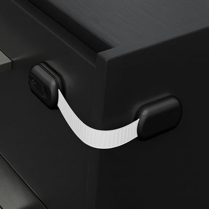 Child Safety Cabinet Locks with Flexible Strap Design | Adhesive Baby Proofing for Quick Installation