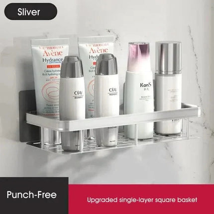 Wall Shelf No Drill, Adhesive Bathroom Shelves – image 8