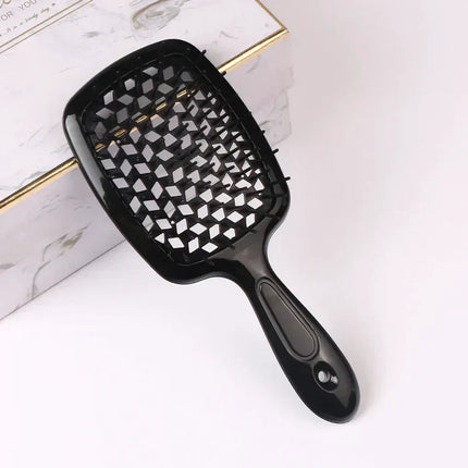 Detangling Hair Brush for Wet and Dry Hair, Flexible Bristle Detangler in 8 Colors for Curly and Thick Hair