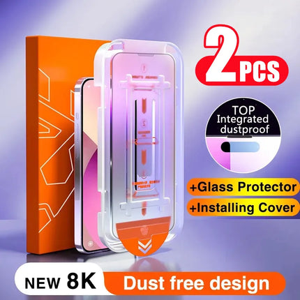 Privacy Screen Protectors for iPhone, Tempered Glass Screen Protector 2 Pack – image 6