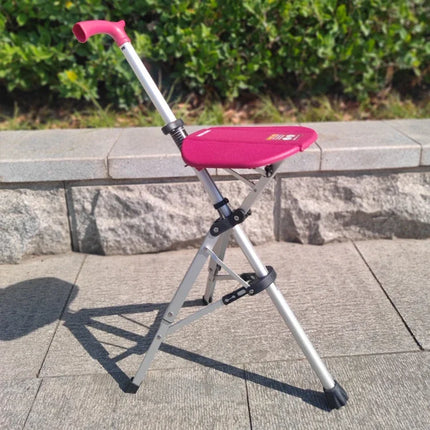 Folding Walking Cane with Built In Seat, Cane Stool for Standing in Queues, Travel and Outdoor Events, for Seniors