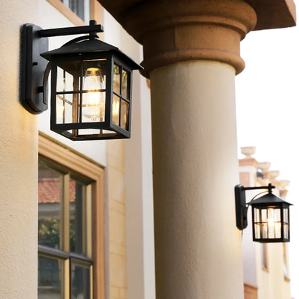 Outdoor Wall Sconces, Vintage Lantern Porch Light, House Exterior Light Fixture, Outdoor Lights for House and Patio_01