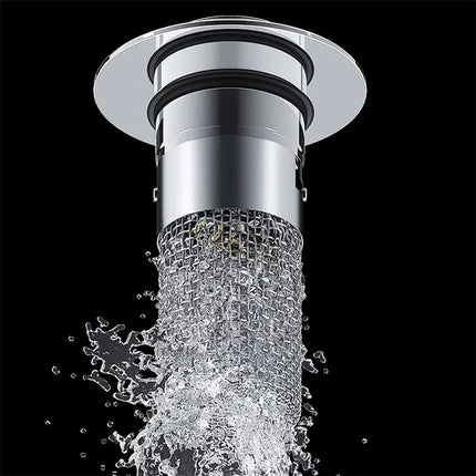 Universal Sink Strainer with Stainless Steel Construction | Easy Installation for Efficient Food Waste Disposal