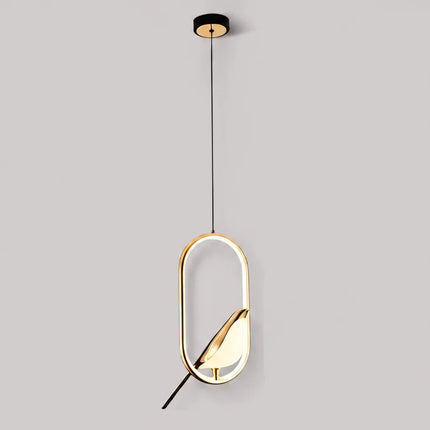 Magpie Pendant Light with Adjustable 31W LED | Nordic Bird Design for Serene Home Illumination