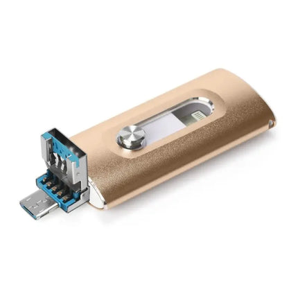 External Hard Drive Portable SSD with 4-in-1 OTG Design | High-Speed USB 3.0 Storage for File Security and Convenience