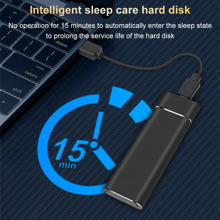 External Hard Drive Portable SSD Enclosure for M.2 Drives | Compact USB 3.1 Case Supporting Up to 4TB Storage