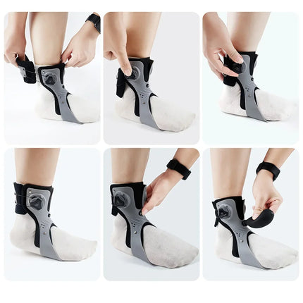 Ankle Brace for Foot Drop, Adjustable AFO Brace with Quick Adjust Buckle – image 6