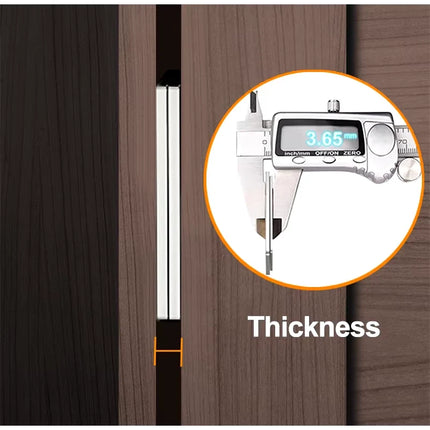 Magnetic Cabinet Door Catch for Kitchen and Bathroom Cupboards, Quiet Close Latch, Pre-Drilled Holes, Fits in Minutes