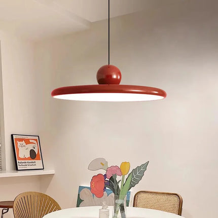 Nordic Flying Saucer Pendant Light with Eye-Friendly LED Glow | Playful Ceiling Lamp for Modern Spaces