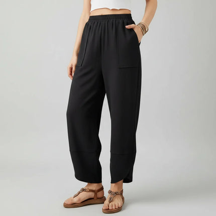 Lightweight Casual Women Pants with Straight Leg Design | Comfortable Summer Trousers for Everyday Wear