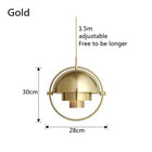 Kitchen Island Pendant Light, Modern Nordic Dining Room Light Fixture, Sculptural Metal Dome Hanging Lamp_06
