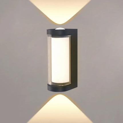 Modern LED Wall Light with Up & Down Lighting | Waterproof Sconce for Indoor and Outdoor Ambience