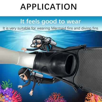 Water Socks for Beach and Swimming, Non Slip Silicone Socks with Quick Dry Barefoot Fit – image 4