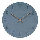 Scandinavian Wall Clock with Silent Movement | Grey Dial and Copper Hands for Quiet Precision 0