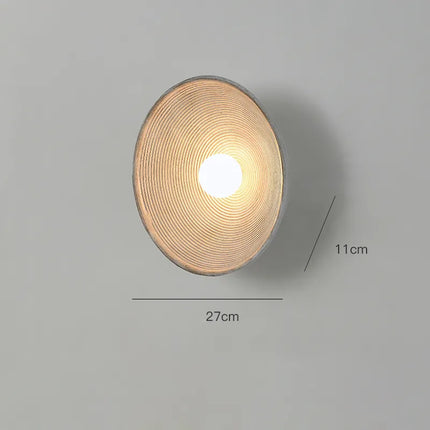 Handcrafted Wood Wall Sconce with LED Illumination | Modern Rustic Lighting for Ambient Home Decor