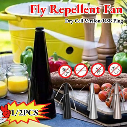 Fly Fans for Tables, Insect Repellent Fan for Camping and Barbecues – image 6