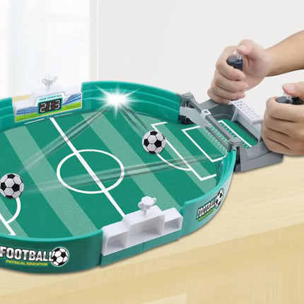 Tabletop Football Game with Realistic Player Movements | Compact Design for Family Fun