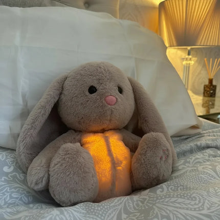 Breathing Plush Bunny Stuffed Animal for Relaxation | Calming Companion for All Ages