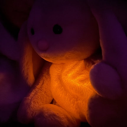 Breathing Plush Bunny Stuffed Animal for Relaxation | Calming Companion for All Ages