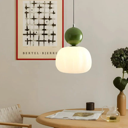 Pumpkin Pendant Light with Adjustable Height | Modern LED Fixture for Soft Ambient Glow in Any Room
