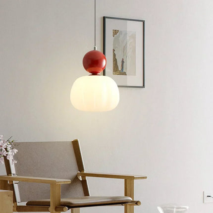 Pumpkin Pendant Light with Adjustable Height | Modern LED Fixture for Soft Ambient Glow in Any Room