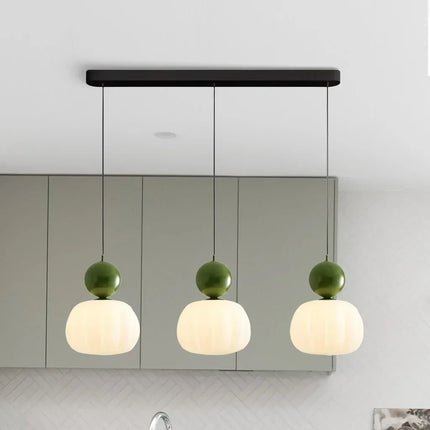 Pumpkin Pendant Light with Adjustable Height | Modern LED Fixture for Soft Ambient Glow in Any Room