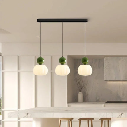 Pumpkin Pendant Light with Adjustable Height | Modern LED Fixture for Soft Ambient Glow in Any Room