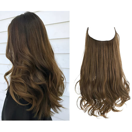 Natural Wavy Human Hair Clip-In Extensions Set | 35-45 cm for Effortless Volume and Length