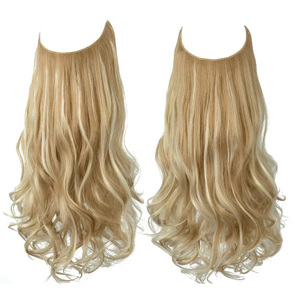 Natural Wavy Human Hair Clip-In Extensions Set | 35-45 cm for Effortless Volume and Length