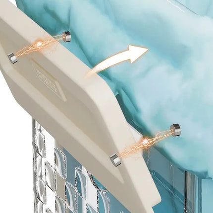Hanging Trash Bin for Kitchen Cabinet, Foldable Wall Mounted Waste Basket with Hanging Hook