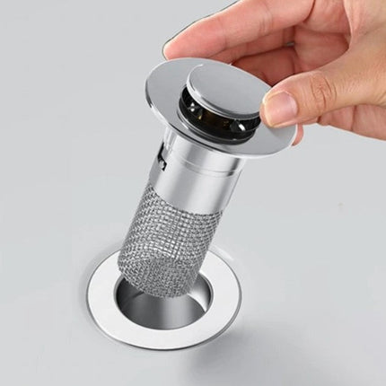 Universal Sink Strainer with Stainless Steel Construction | Easy Installation for Efficient Food Waste Disposal
