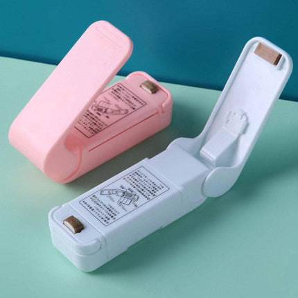 Mini Heat Sealer with Rechargeable Battery | Portable Kitchen Tool for Quick Sealing