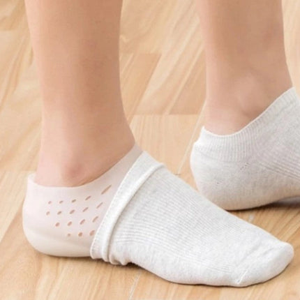 Height Increase Gel Insoles, 4cm and 5cm Lift Options, Slim Invisible Cushioned Shoe Inserts for All Day Comfort