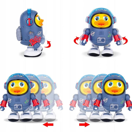 Dancing Astronaut Duck Toy with Light & Sound | Interactive Fun for Kids