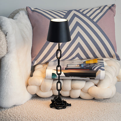 Sculptural Table Lamp | Modern Touch Control Design with Rechargeable Cordless Feature | Elegant Lighting for Bedroom or Desk 3