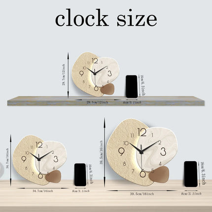 Silent Quartz Wall Clock with Modern Decorative Design | Stylish Timepiece for Living Rooms and Bedrooms
