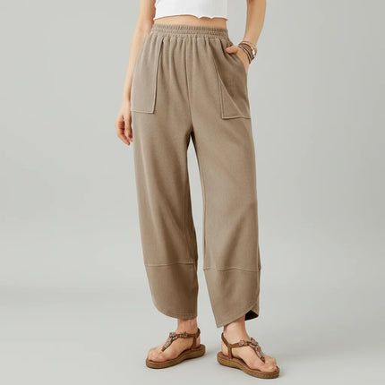 Lightweight Casual Women Pants with Straight Leg Design | Comfortable Summer Trousers for Everyday Wear