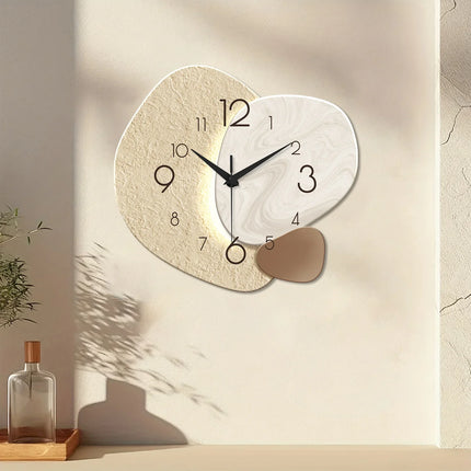Silent Quartz Wall Clock with Modern Decorative Design | Stylish Timepiece for Living Rooms and Bedrooms