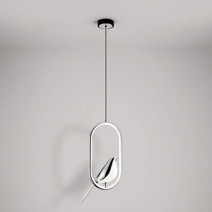 Magpie Pendant Light with Adjustable 31W LED | Nordic Bird Design for Serene Home Illumination