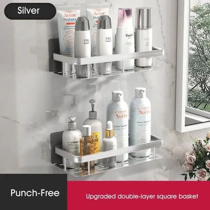 Wall Shelf No Drill, Stainless Steel Shower Shelf – image 12