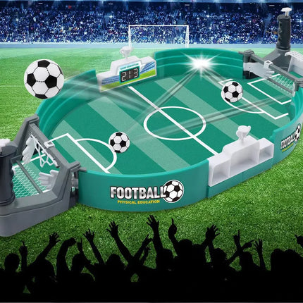Tabletop Football Game with Realistic Player Movements | Compact Design for Family Fun