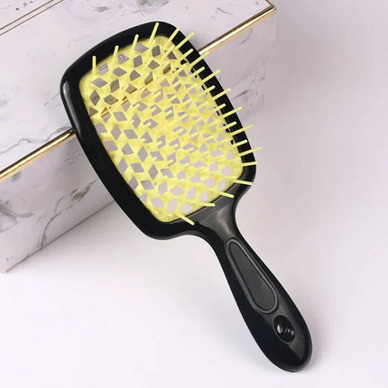 Detangling Hair Brush for Wet and Dry Hair, Flexible Bristle Detangler in 8 Colors for Curly and Thick Hair