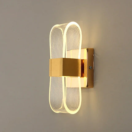 Nordic LED Wall Lamp with Sculptural Aluminium Design | Warm Ambient Light for Modern Home Decor
