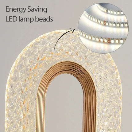 3D Crystal LED Night Light with Touch Control Dimming | Portable USB Rechargeable Lamp for Home Decor