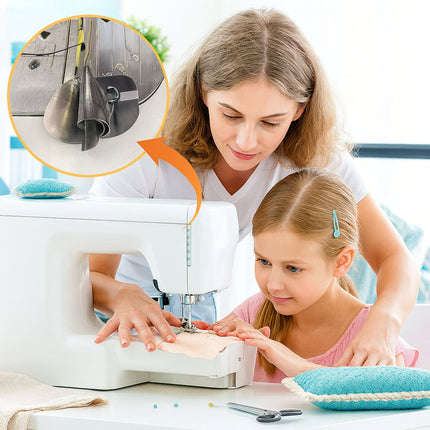 Stainless Steel Sewing Hemmer Foot Tool Set for Precise Rolled Hems | Multiple Sizes for Versatile Fabric Projects