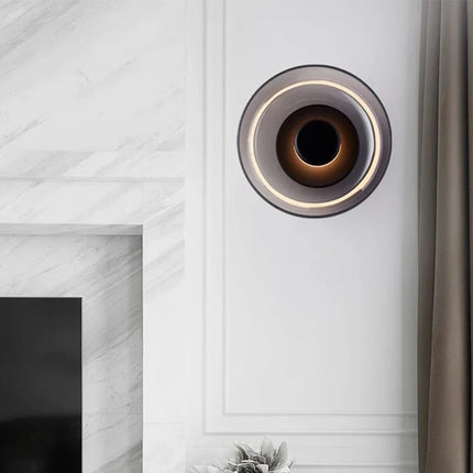 Nordic Glass LED Wall Sconce with Elegant Round Design | Soft Warm Light for Ambient Illumination