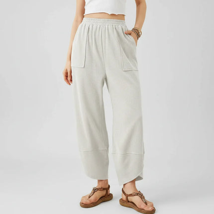 Lightweight Casual Women Pants with Straight Leg Design | Comfortable Summer Trousers for Everyday Wear