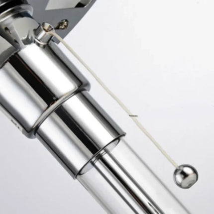 Bauhaus Table Lamp with Frosted Glass Dome and Chrome Base | Modern Designer Lighting for Bedroom and Living Room