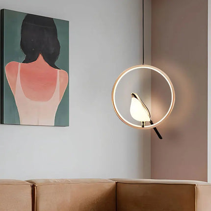 Magpie Pendant Light with Adjustable 31W LED | Nordic Bird Design for Serene Home Illumination